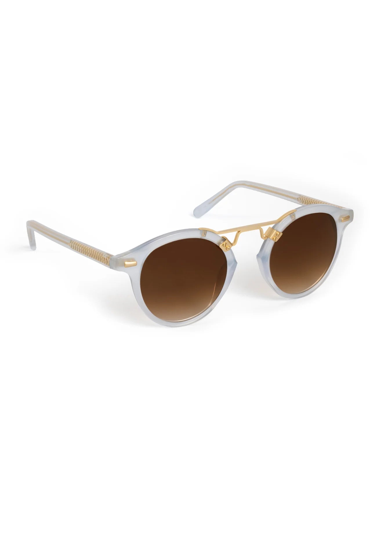 St. Louis Powder Blue 18k Sunglasses side view