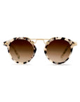ST. LOUIS Matte Oyster 24K Sunglasses front