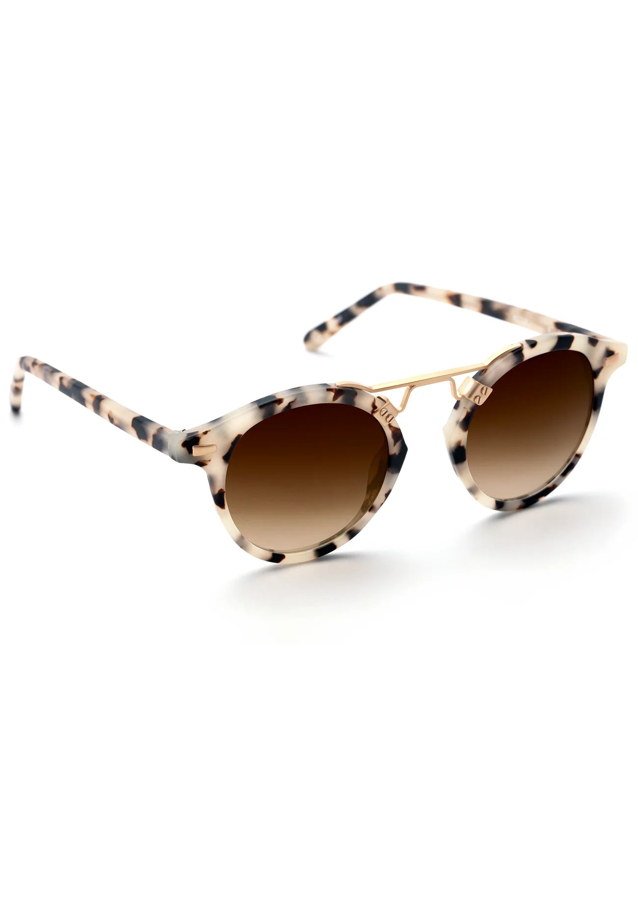 ST. LOUIS Matte Oyster 24K Sunglasses side view