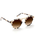 ST. LOUIS Matte Oyster 24K Sunglasses side view