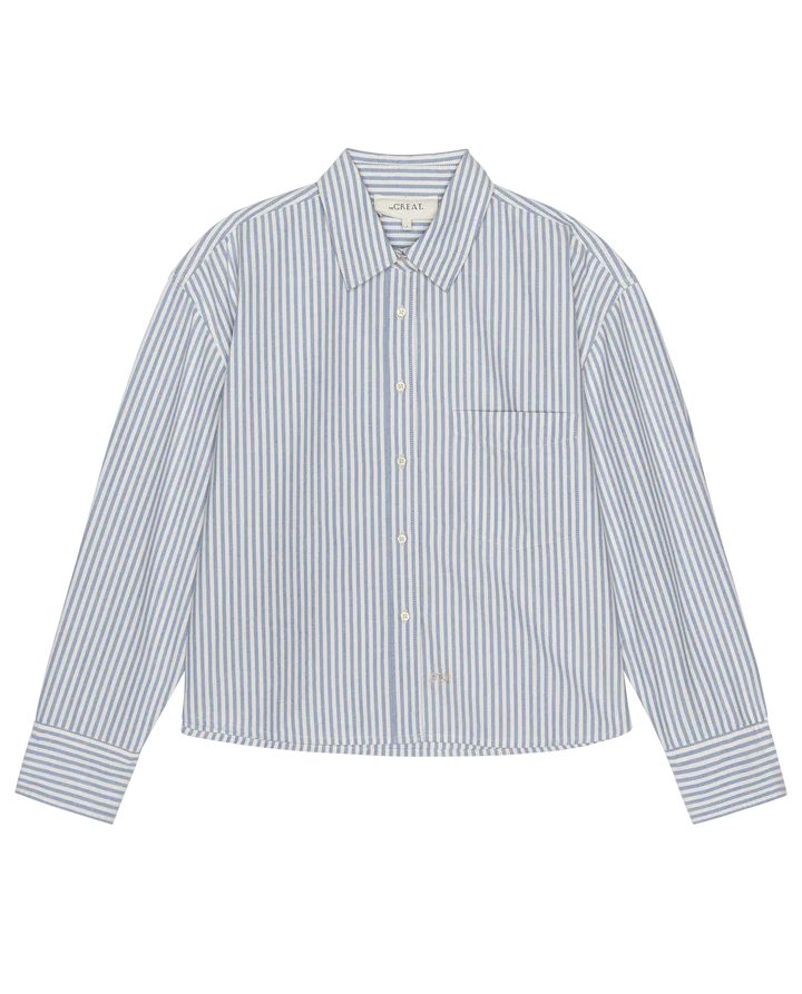 Striped shirt on a white background