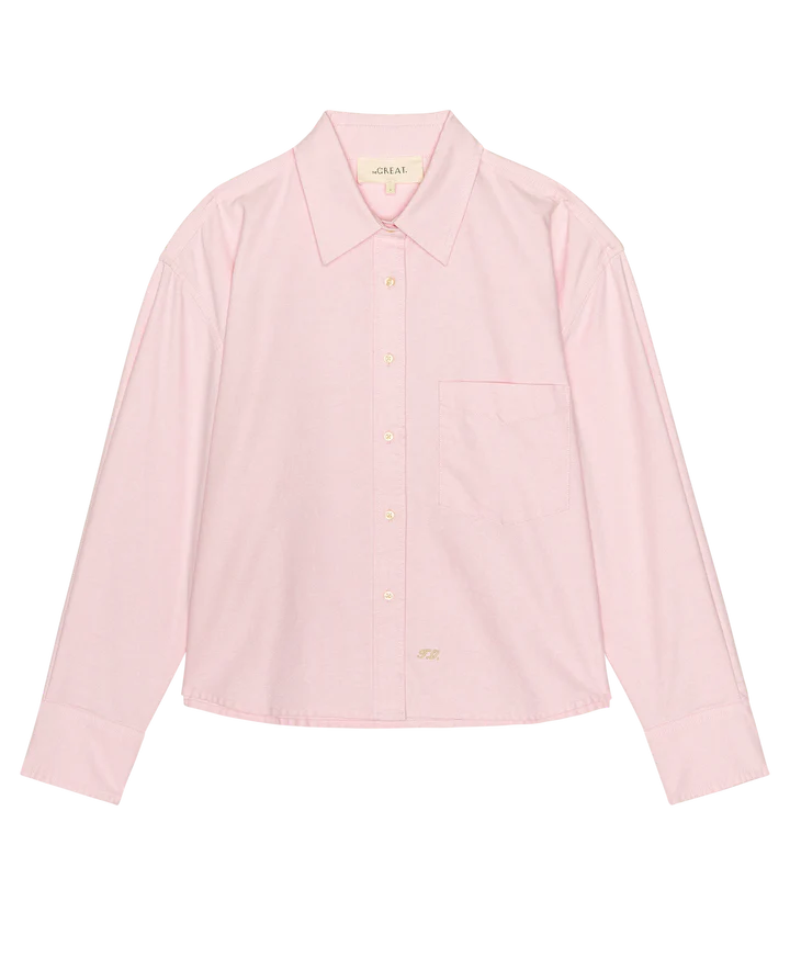 Pink shirt on a white background