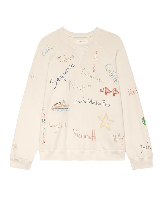 The Slouch Sweatshirt with Golden State Embroidery by itself