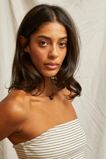 Perfect White Tee Talula Stripe Tube Top close up front