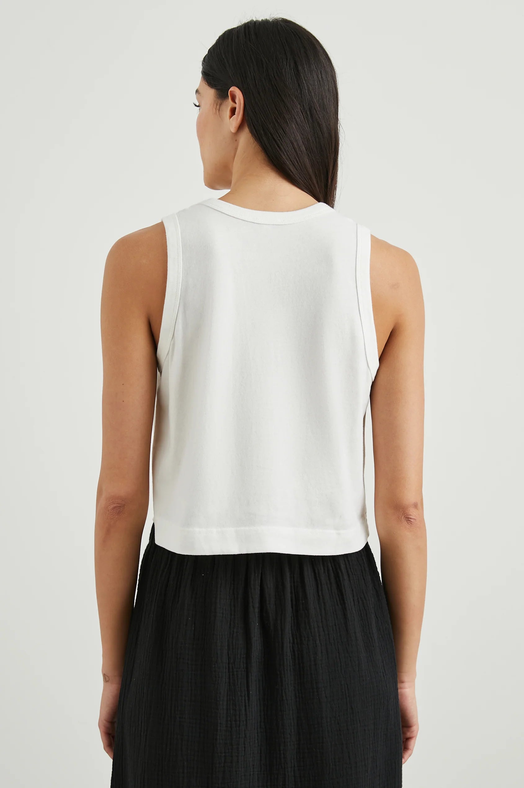 The Boxy Tank in Porcelain back view