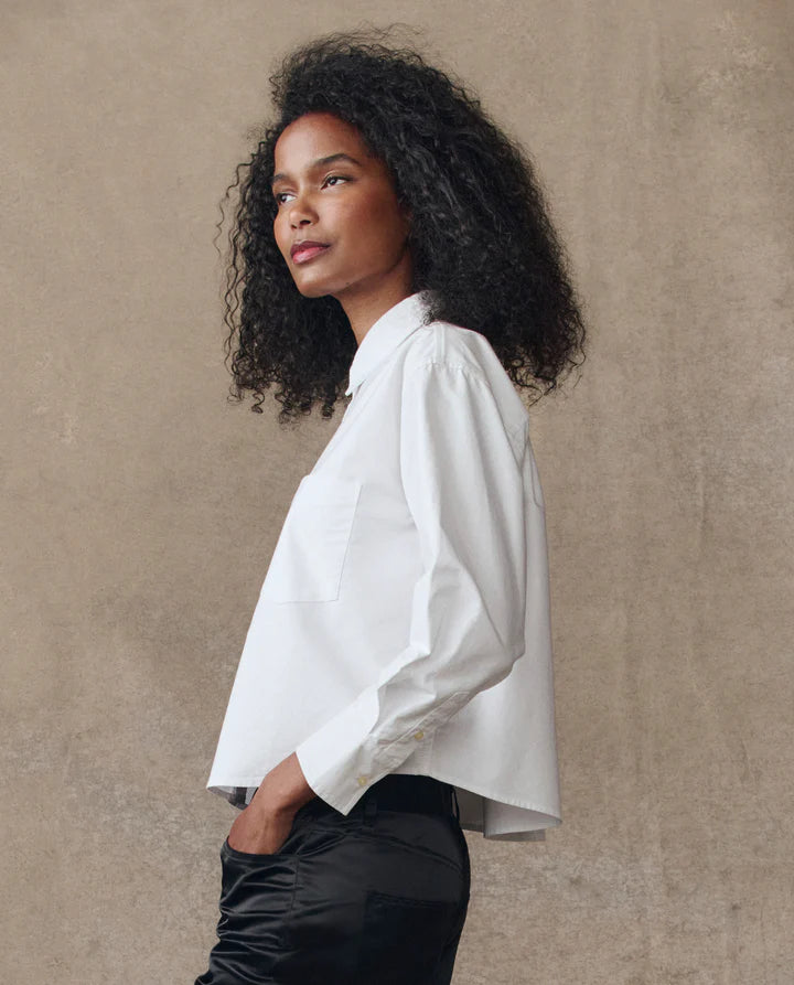 The Cropped Oxford Shirt side