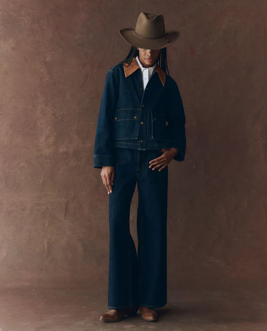 The Denim Swingy Jacket full body
