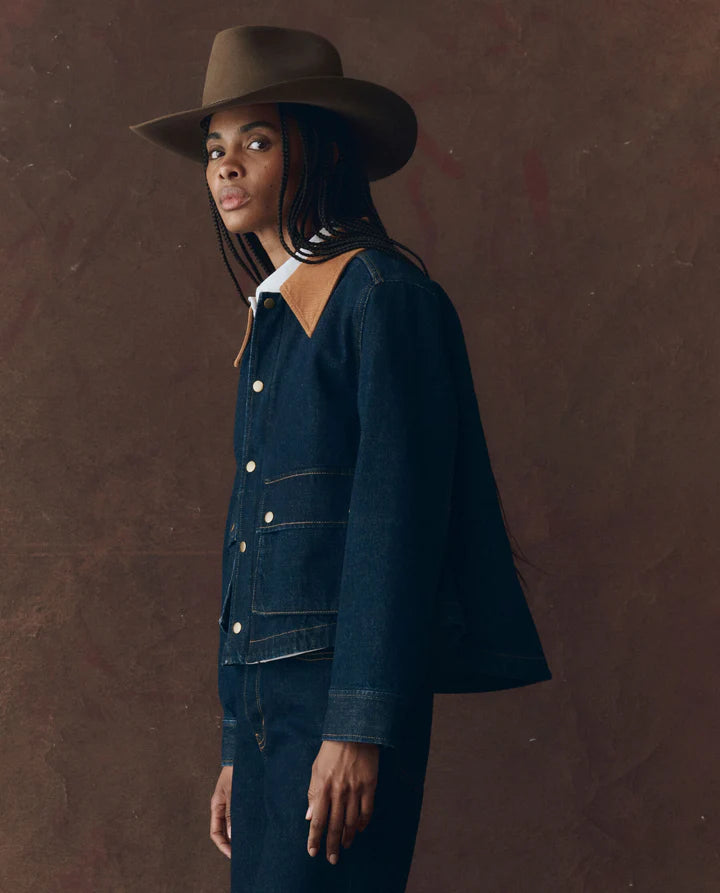The Denim Swingy Jacket side