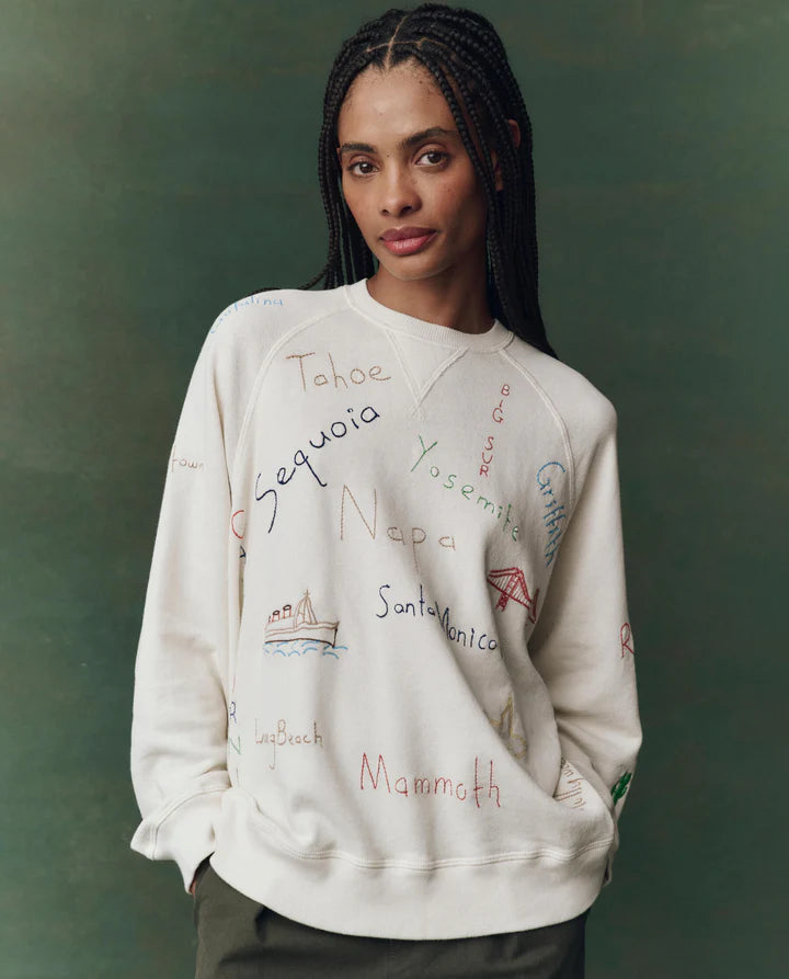The Slouch Sweatshirt with Golden State Embroidery front 