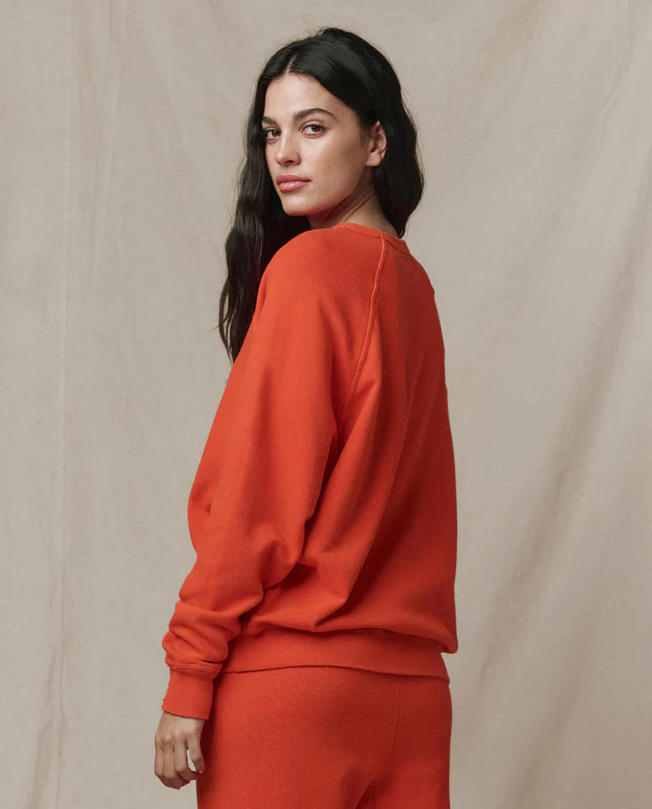 The College Sweatshirt in Persimmon back