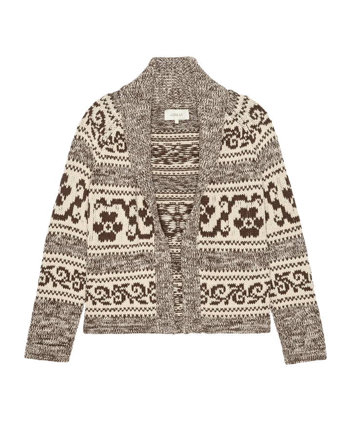 The Nordic Flower Lodge Cardigan by itself