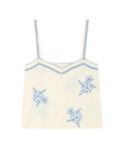 The Weekend Tank w/ Hanky Embroidery by itself