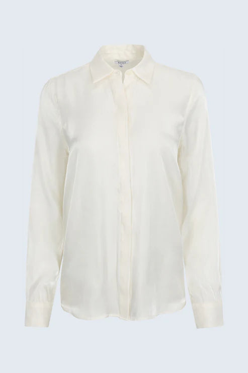White shirt on a light gray background