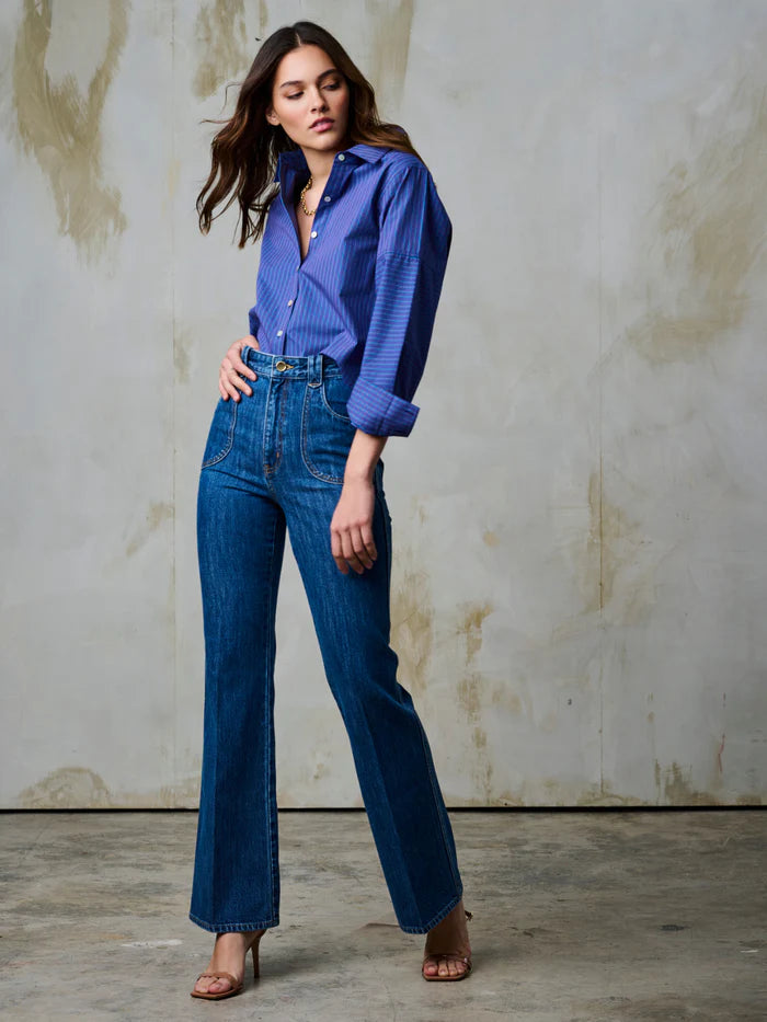 Amita Stripe Top full body