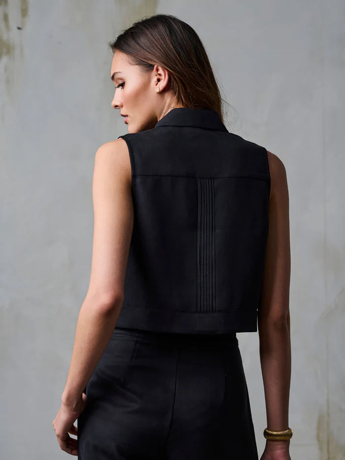 Vera Top Black back view