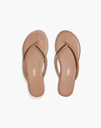 Tubular Lily Sandal in Cocobutter aerial view on white background