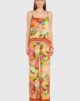 Mariko Pants in Dominica full body front with matching top