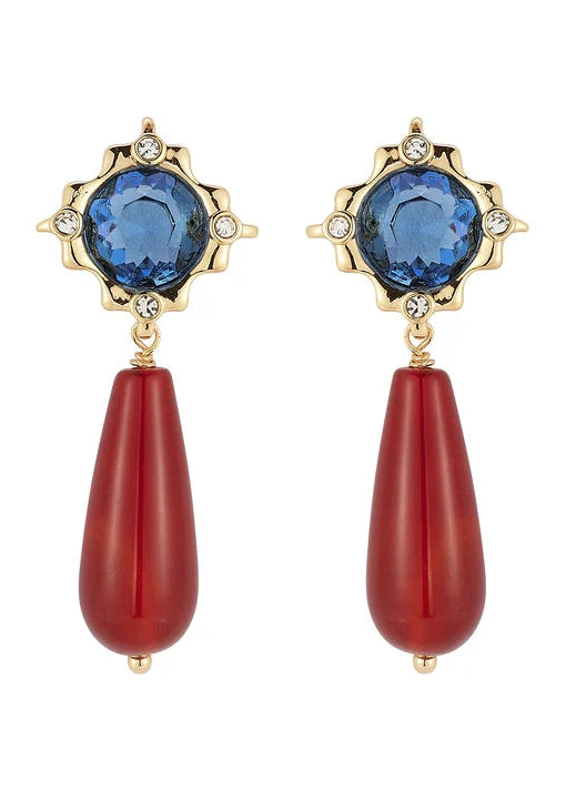 Via Earrings side by side