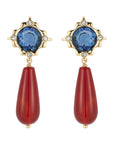Via Earrings side by side