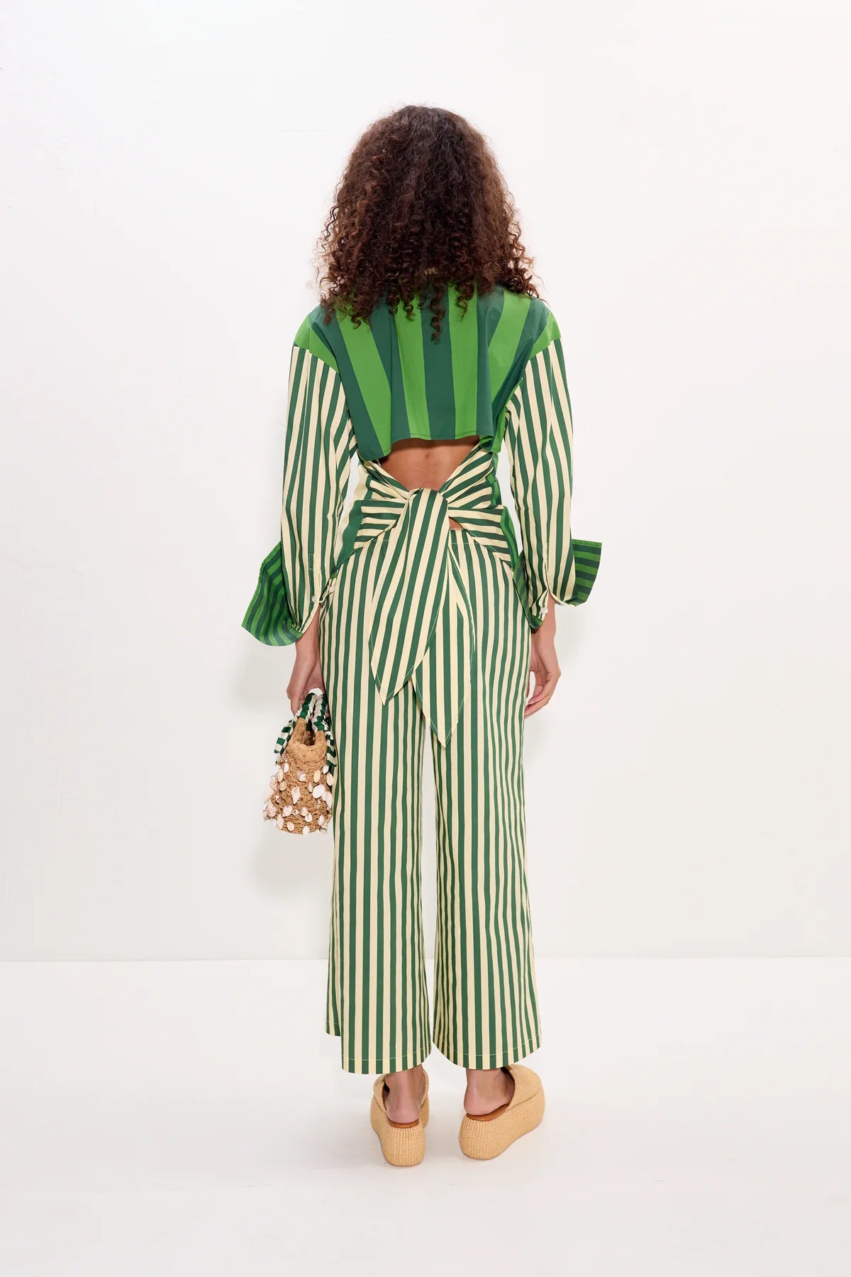Toni Poplin Pant full body back