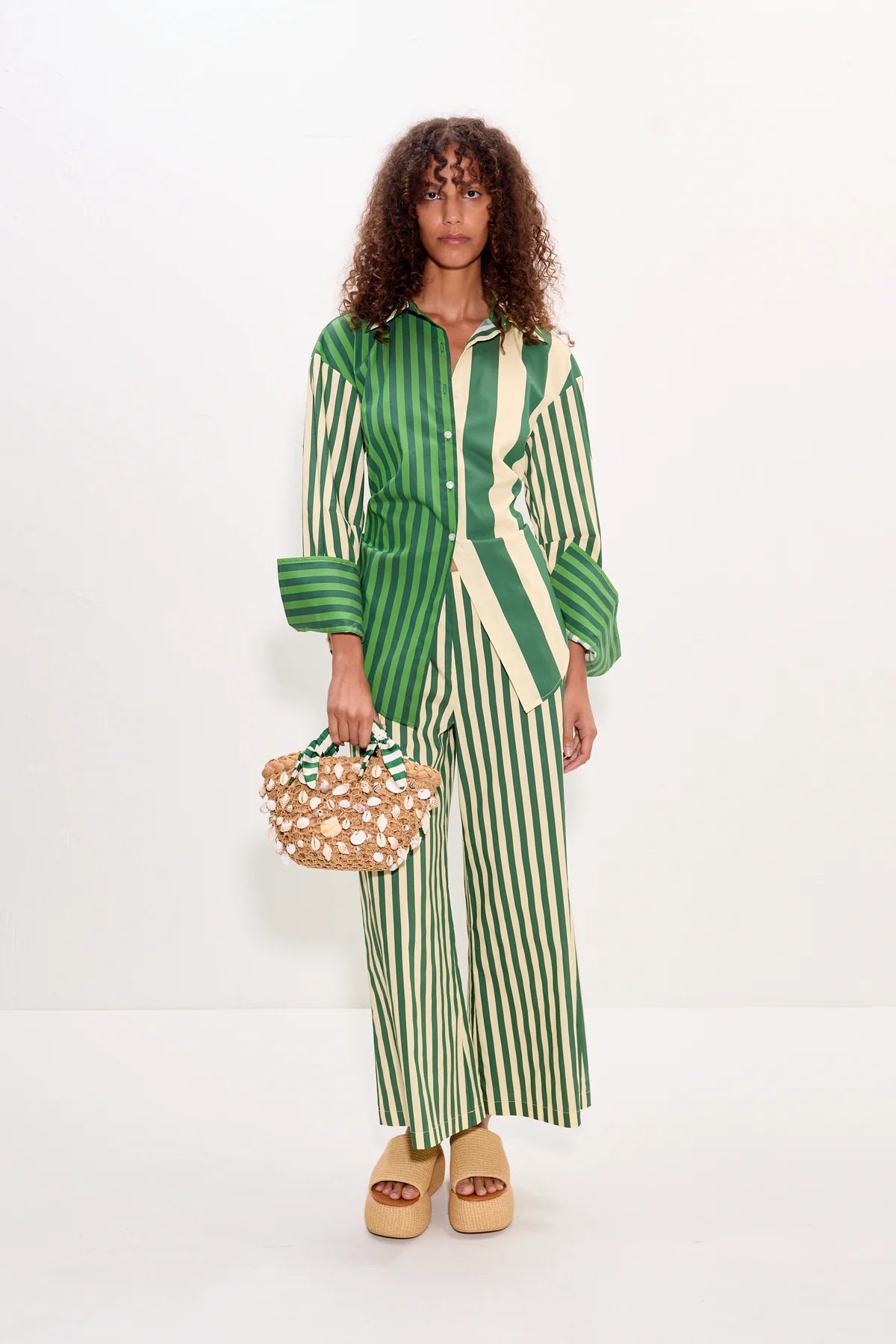 Toni Poplin Pant full body front