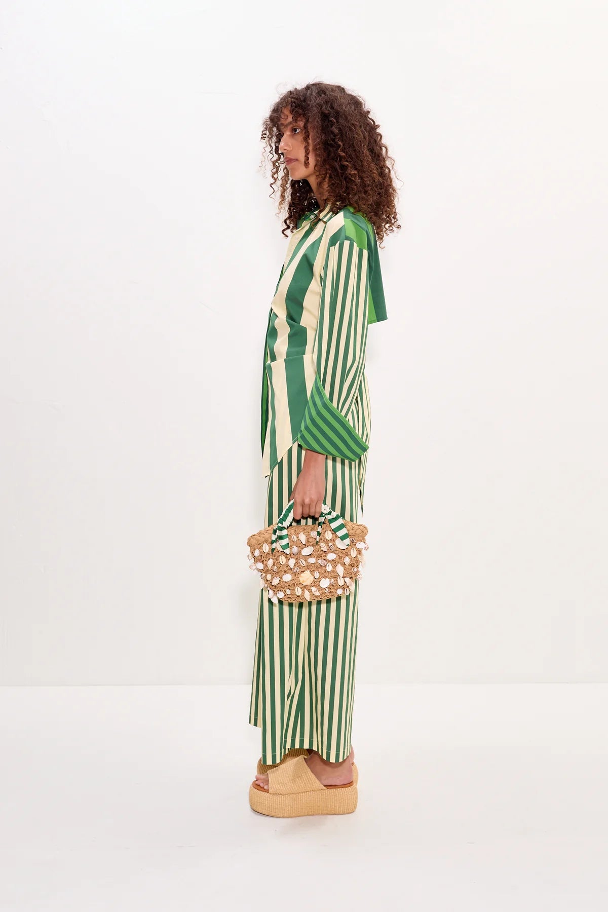 Toni Poplin Pant full body side