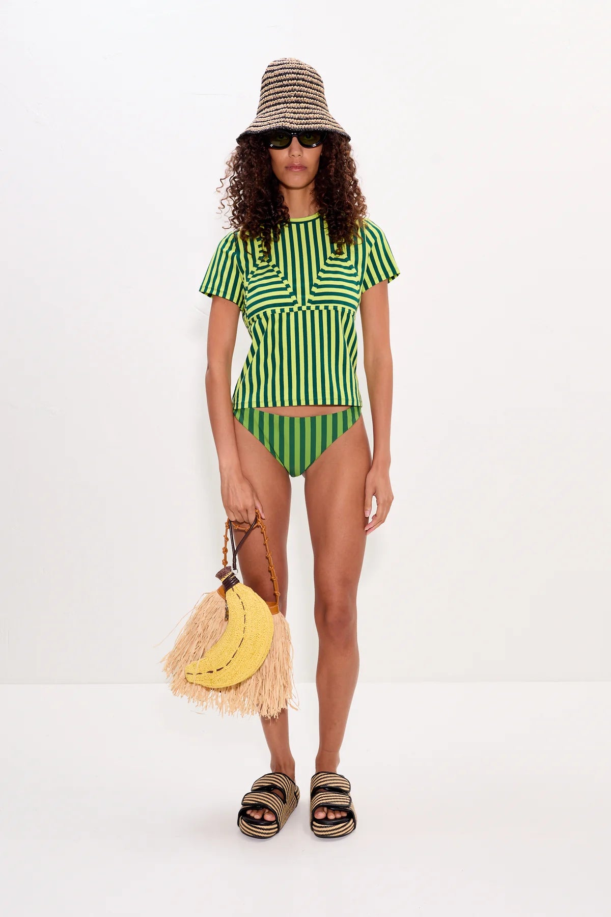 Kini Striped Tee full body front