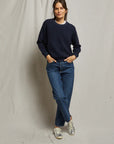 Ziggy Inside Out Sweatshirt Navy full body front