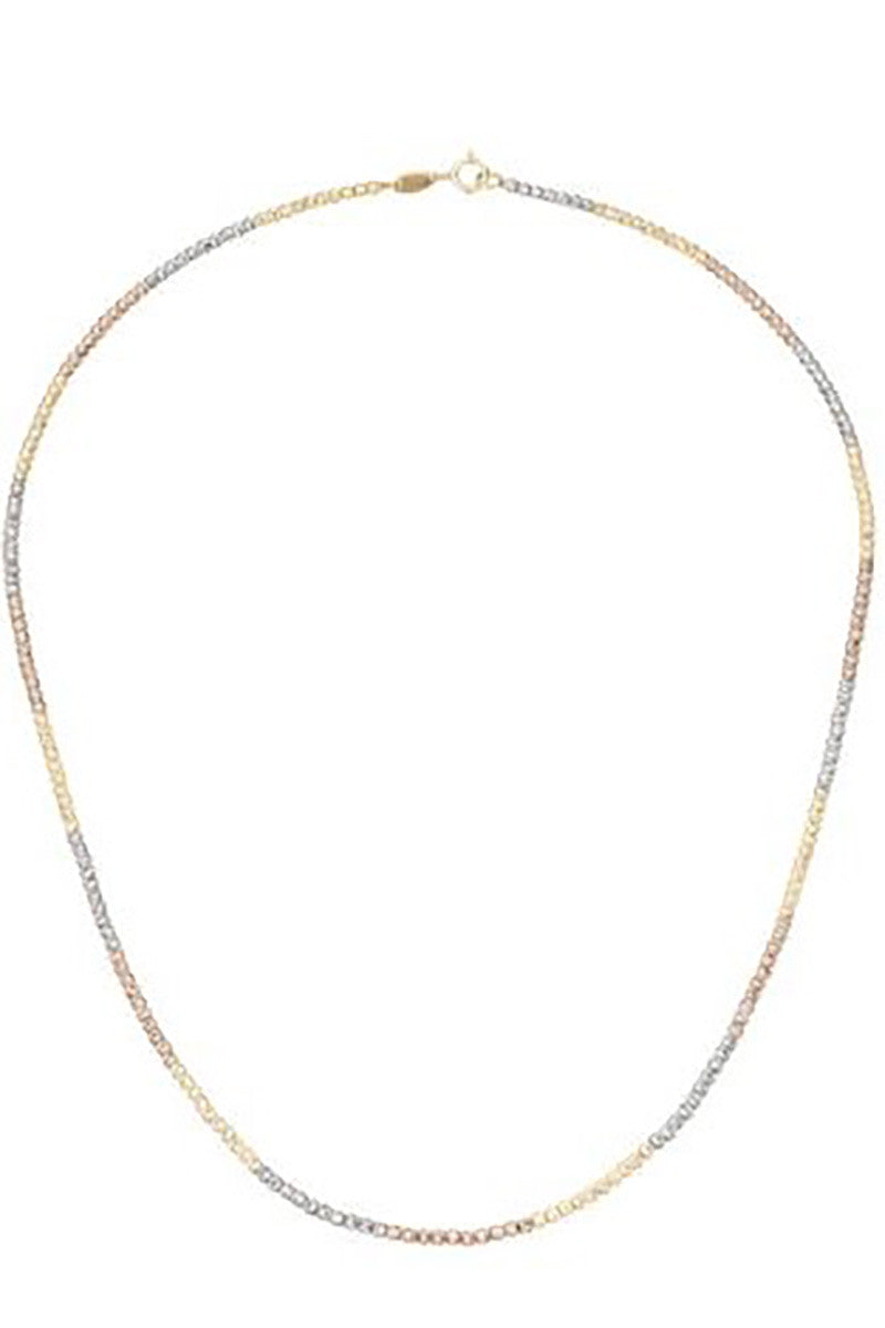Adine Reyter Ombre Bead Chain Necklace additional front view