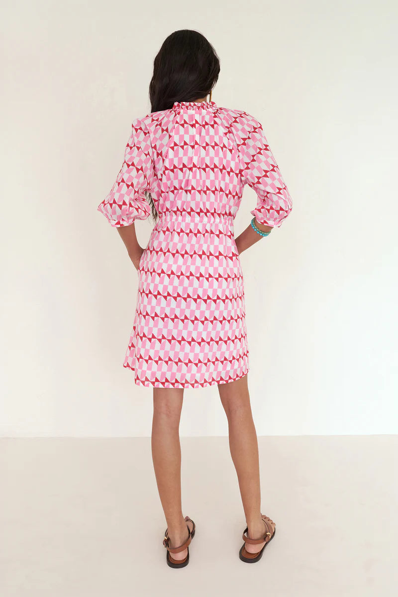 Benita Dress full body back view on model