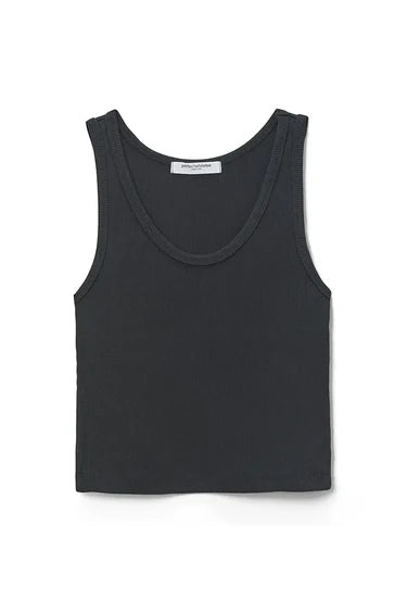 Blondie Tank Black laid flat