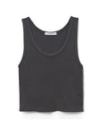 Blondie Tank Vintage Black laid flat
