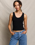 Blondie Tank Black front, size S