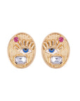 Regina Eye Studs side by side