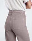 The Mischa Super High Rise Wide Leg Jean close up back