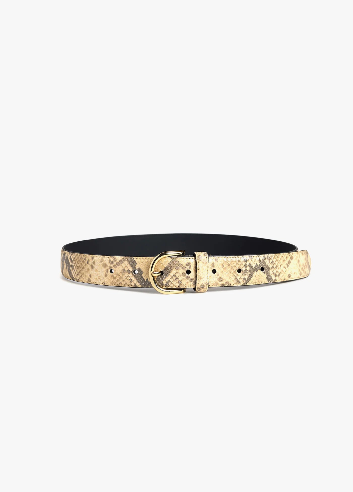 The Snake Print Juni Belt front