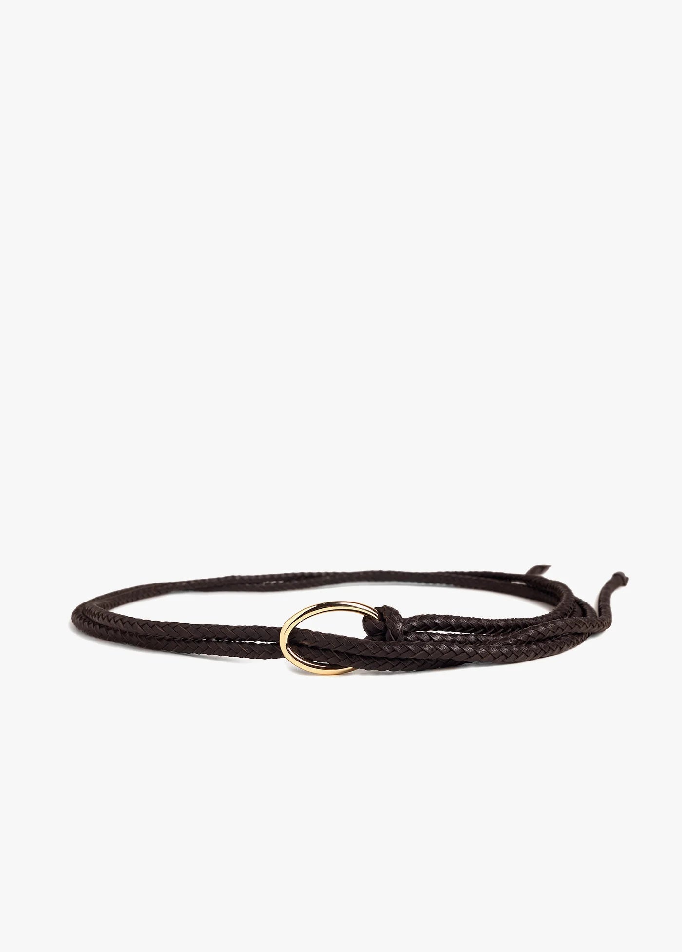 The Woven Knot Belt front view on white background