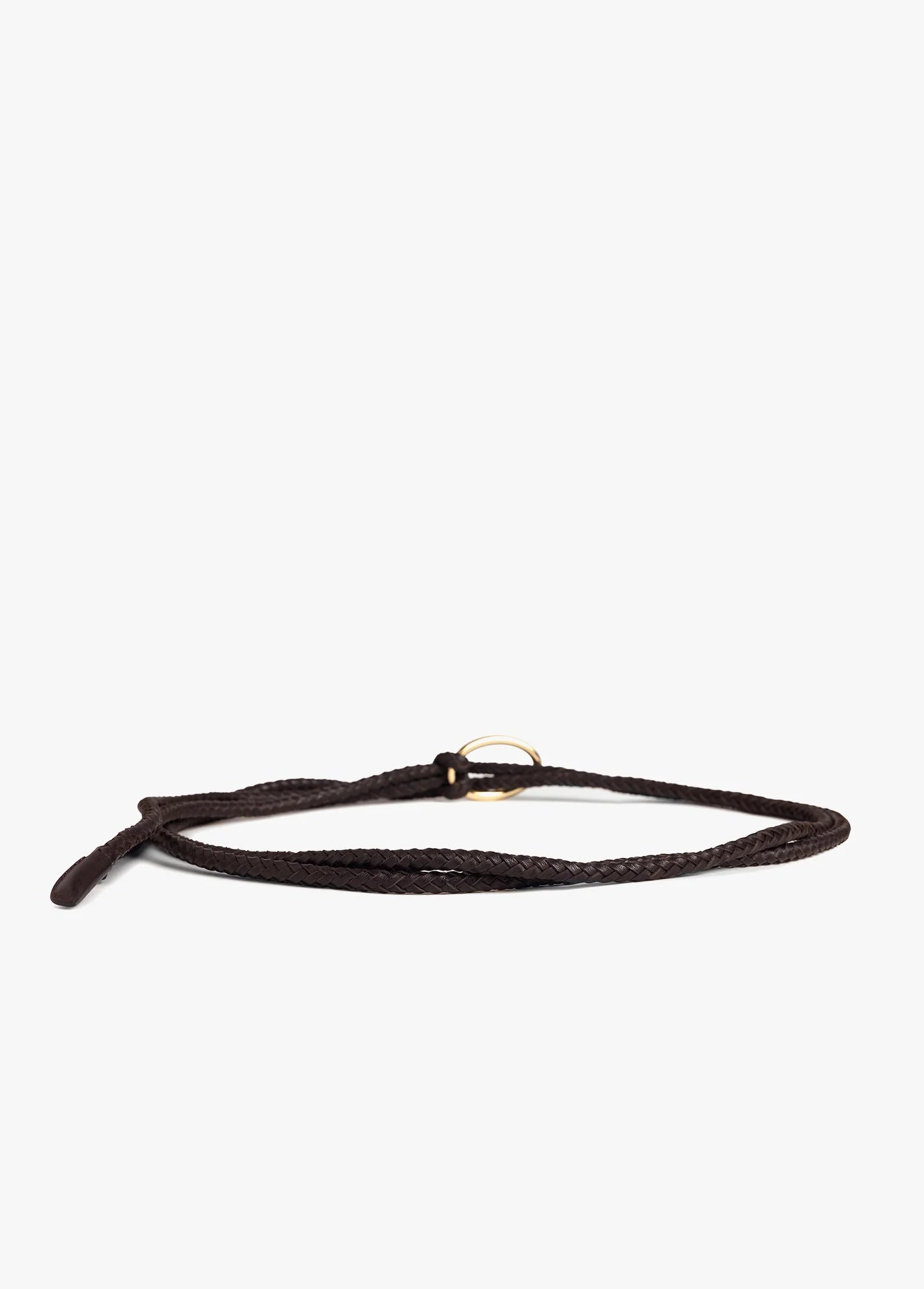 The Woven Knot Belt back view on white background