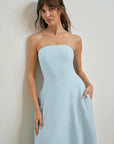 The Favorite Linen Dress close up front
