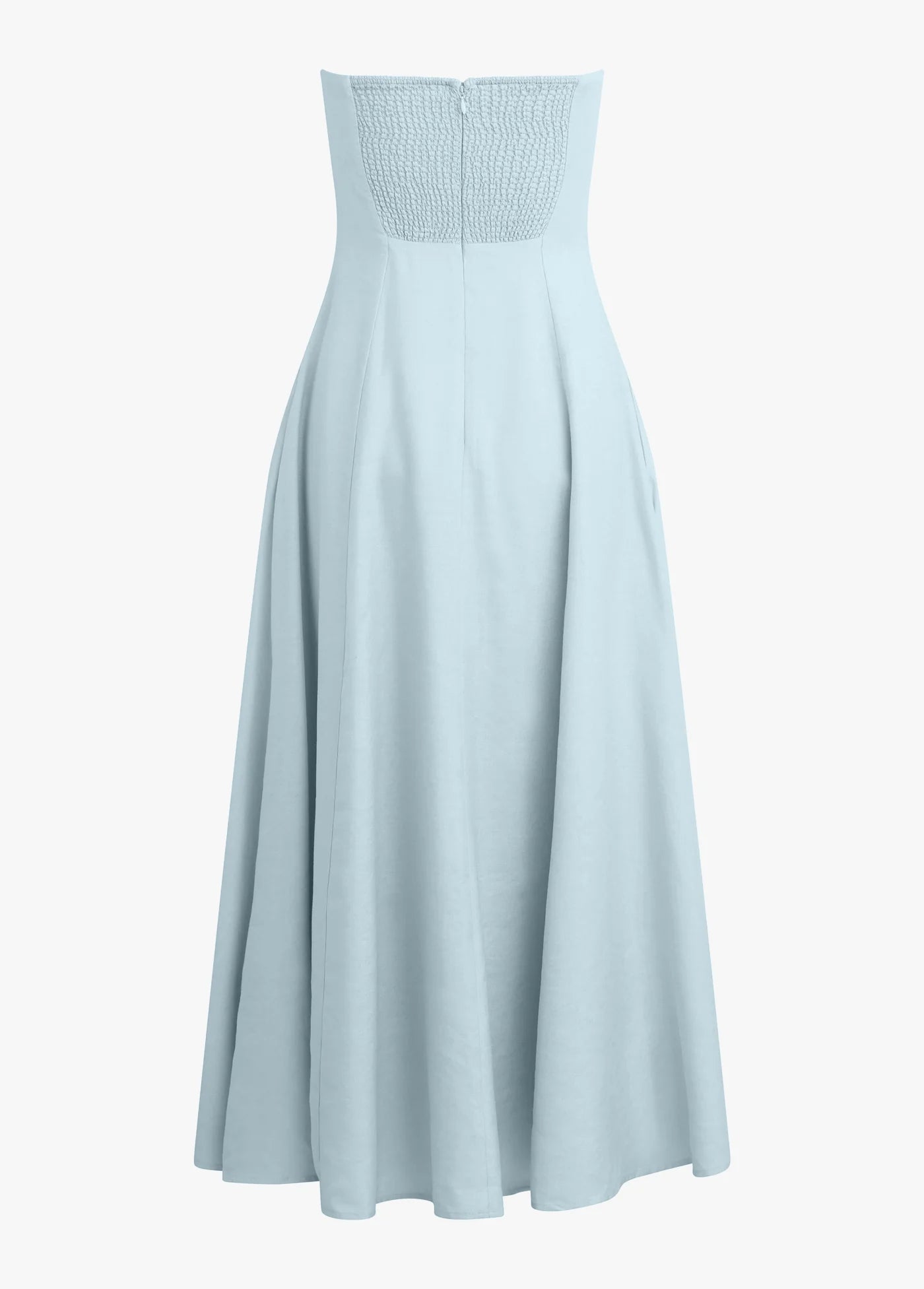 The Favorite Linen Dress by itself back