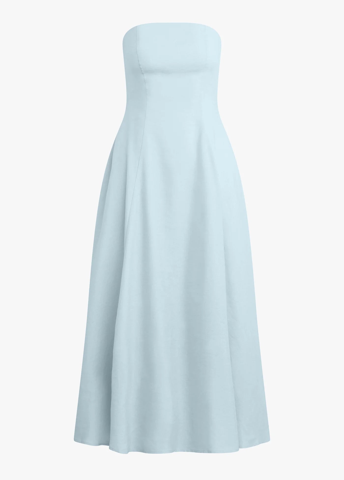 The Favorite Linen Dress by itself front
