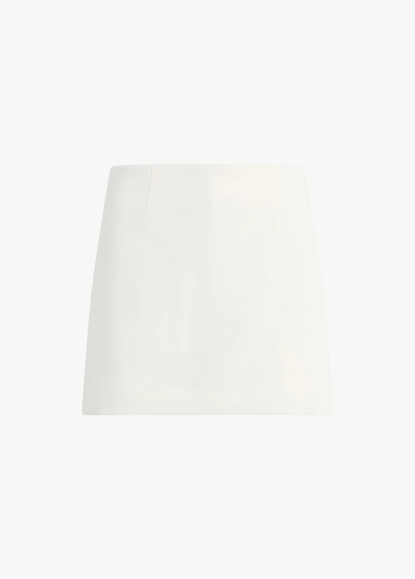 White rectangular object on a white background