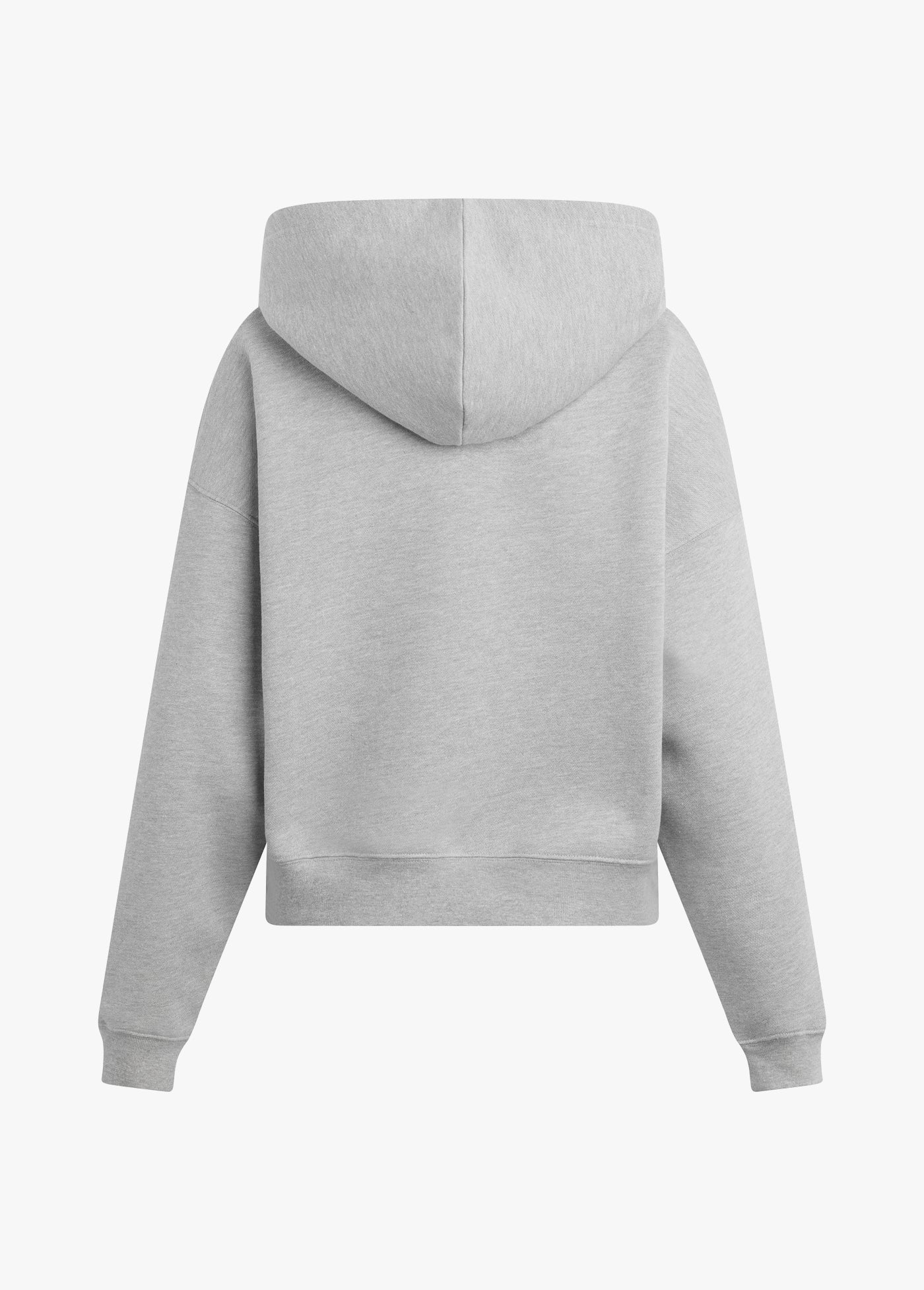 Gray hoodie on a white background