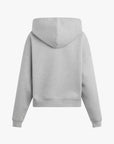 Gray hoodie on a white background
