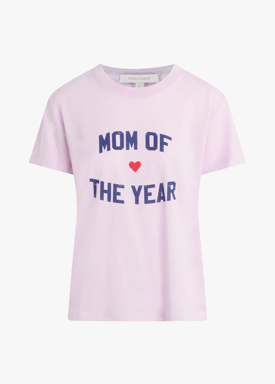 Favorite Daughter Mom of the Year Tee Wisteria Veneti by itself