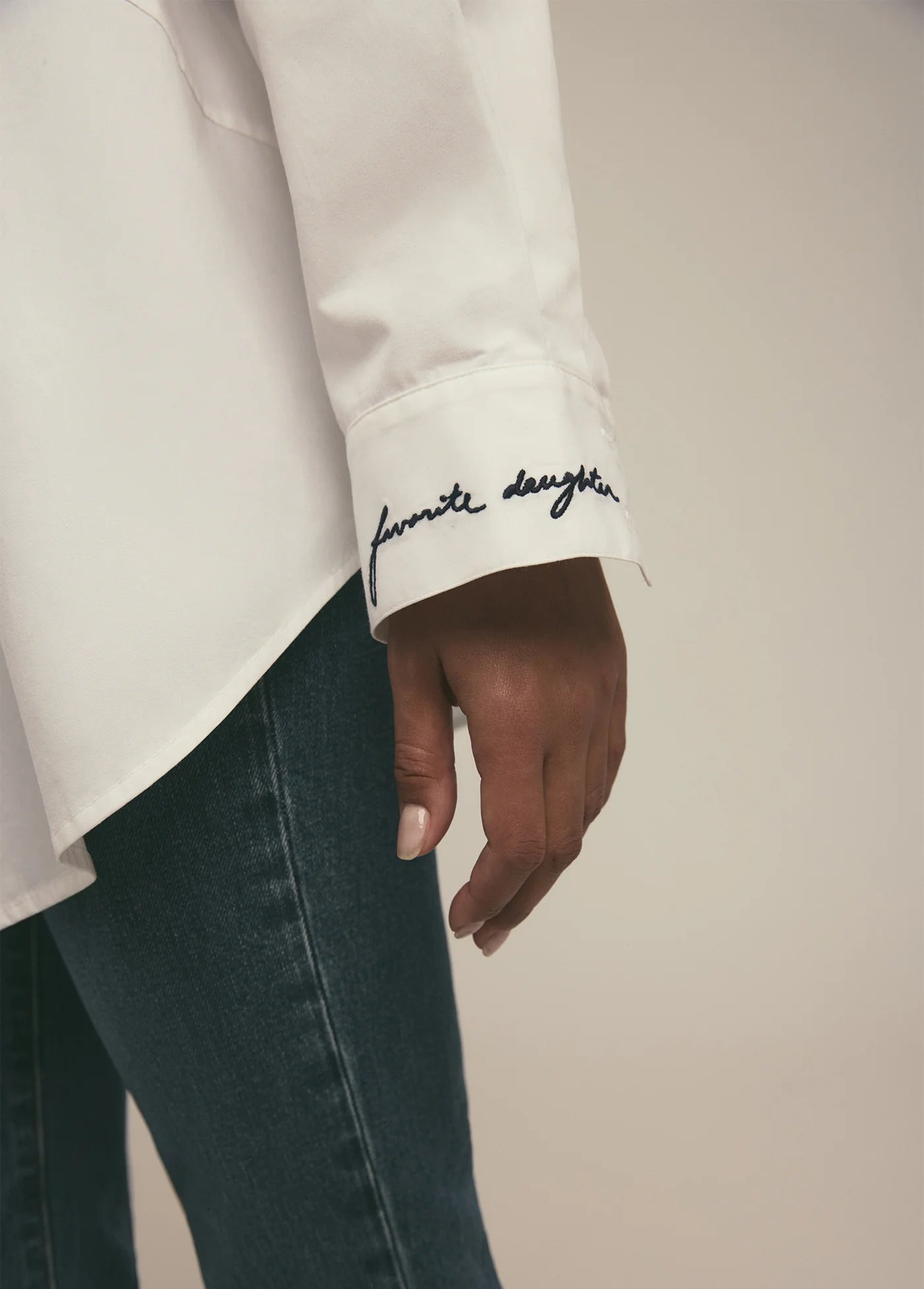 The Zip It Shirt sleeve detail
