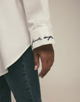 The Zip It Shirt sleeve detail