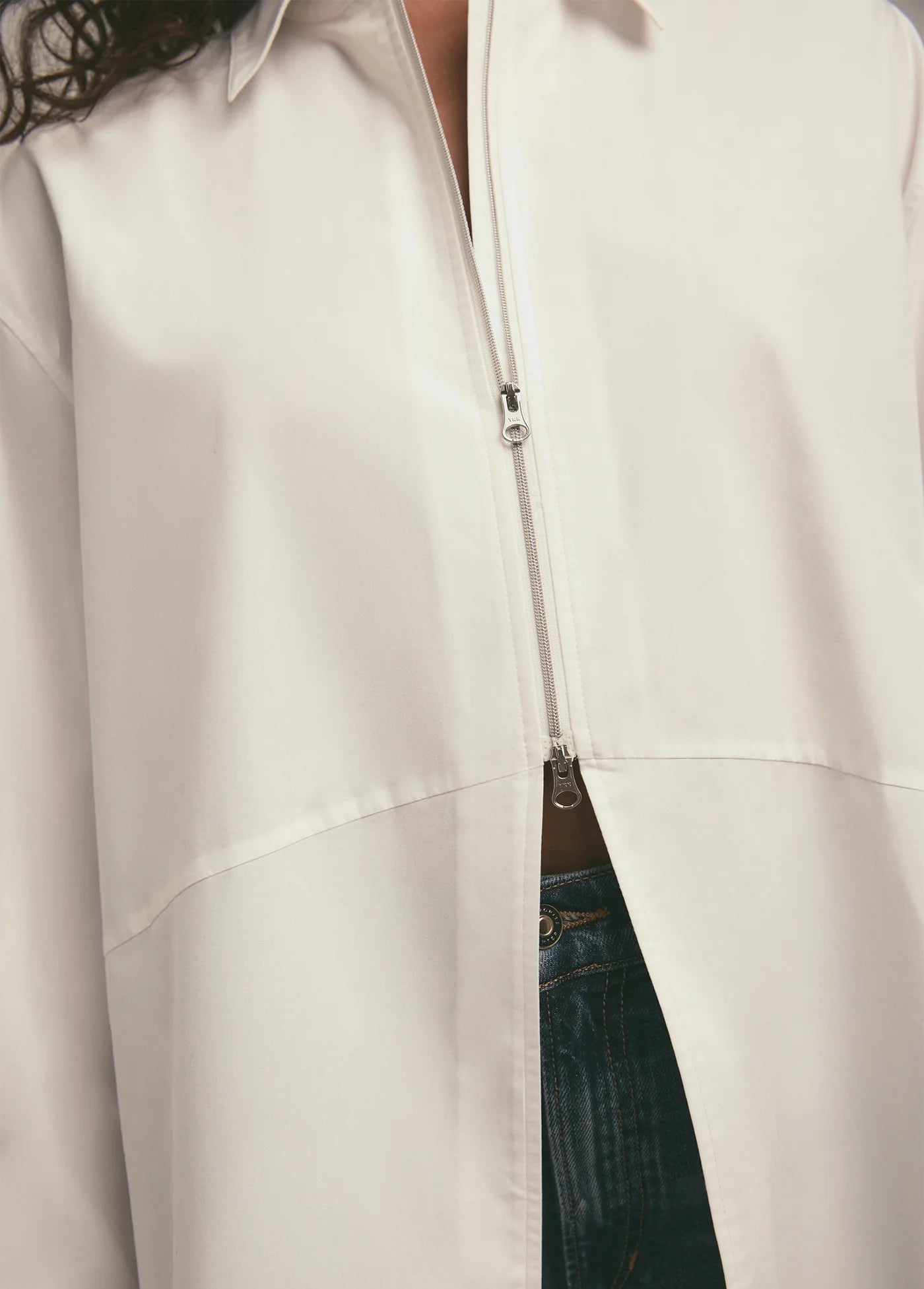 The Zip It Shirt zip detail