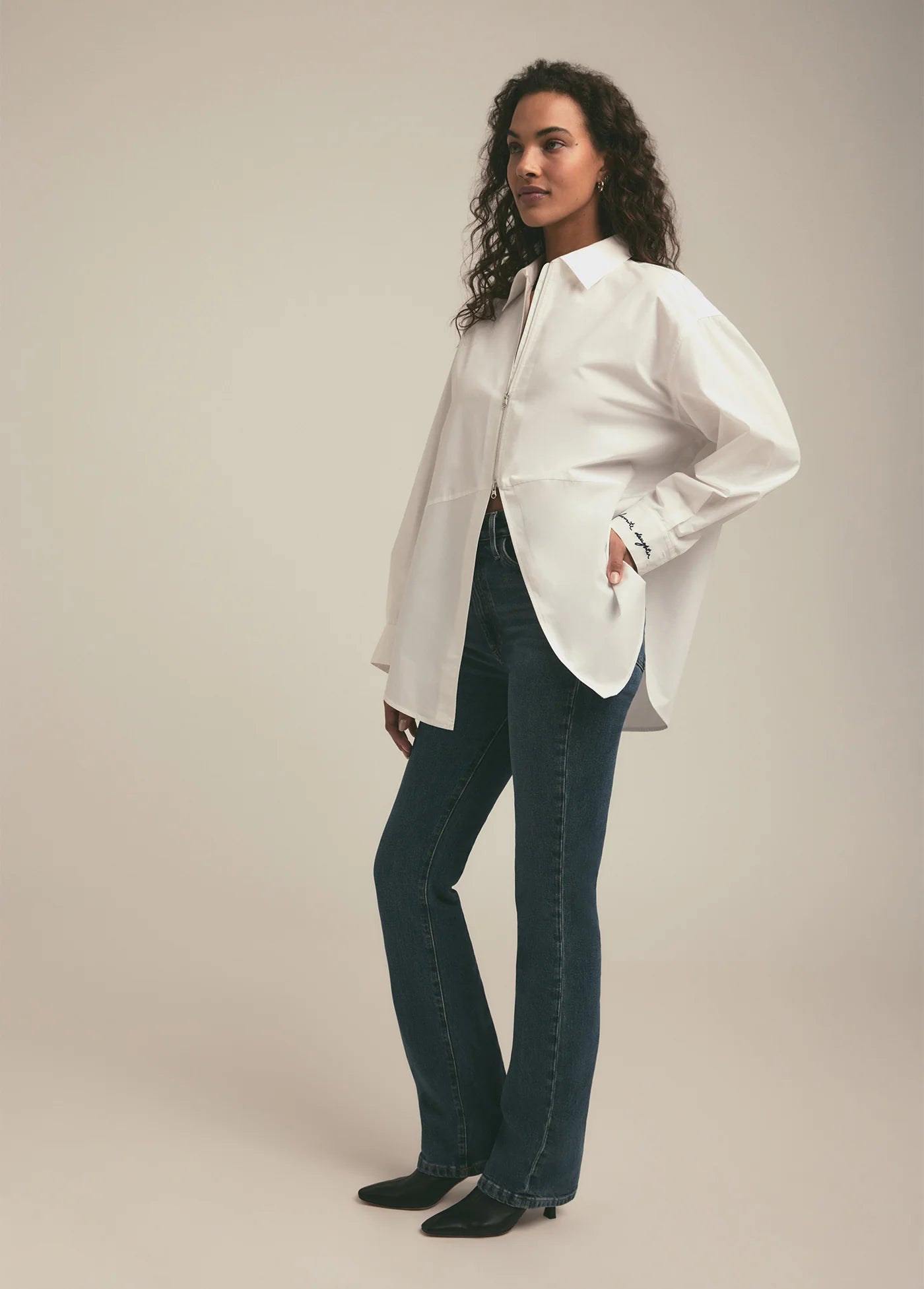 The Zip It Shirt side