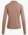 Brown sweater on a white background